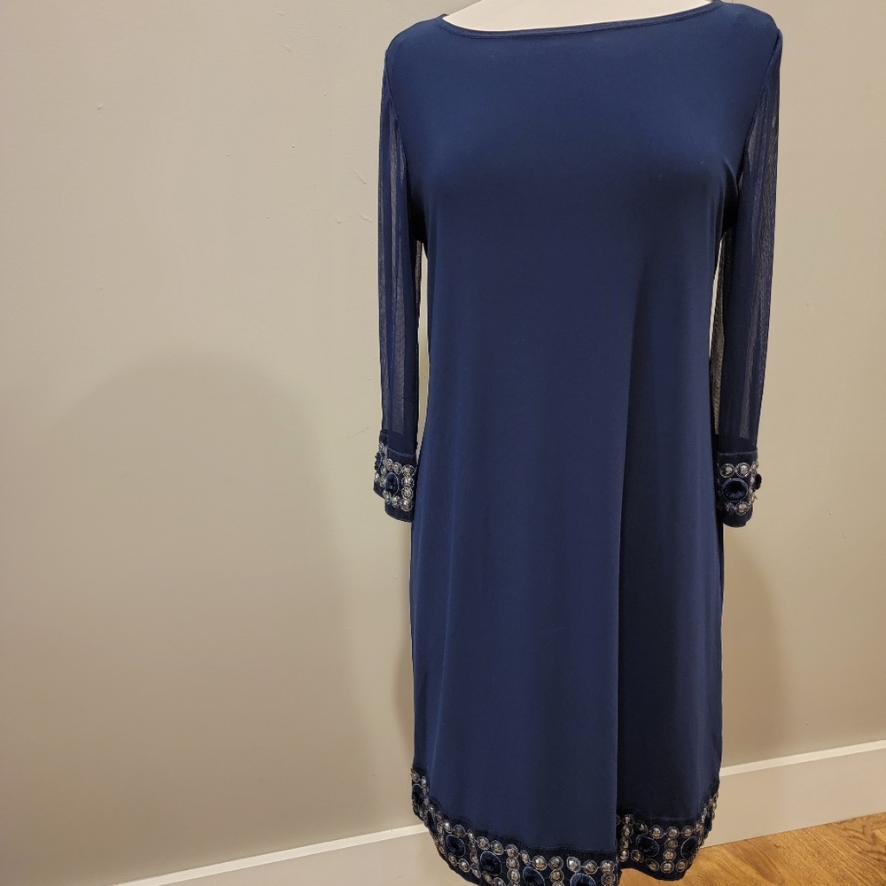 Tiana B navy blue dress size 12